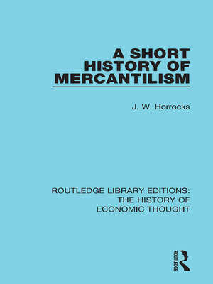 cover image of A Short History of Mercantilism